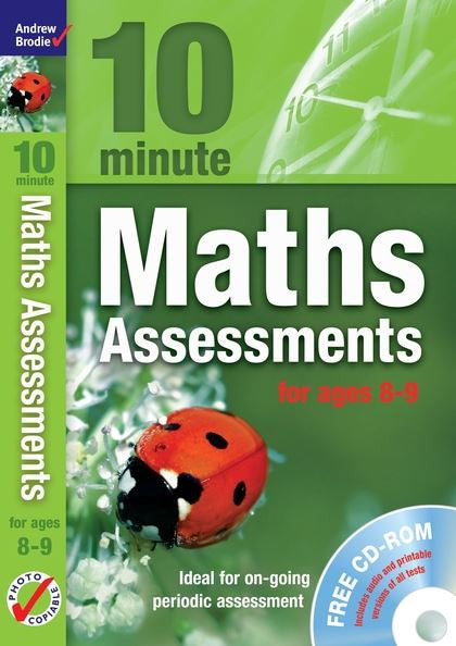 Andrew Brodie 10 Minute Maths Assessments Ages 8 9 With CD