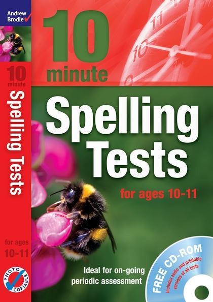 Andrew Brodie 10 Minute Spelling Test Age 10 11 with CD